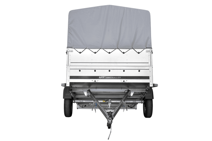 Přívěs Garden Trailer 265 KIPP s BIS bočnicemi, rámem H-800 a šedou plachtou