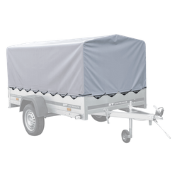 Kryt rámu H-800 UNITRAILER plachta pro přívěs šedá 230x125cm GARDEN 230 KIPP