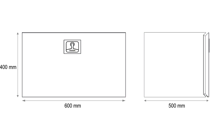 DAKEN box na nářadí 8Z3120 Z31 600x400x500mm 108l