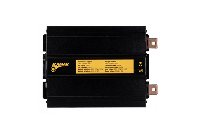 Měnič napětí 12V/230V (1000/2000W) KAMAR E1926