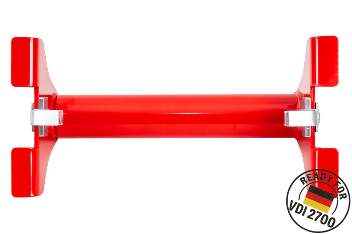 Zámek kol PRAMAR Radstopper VDI 2700 červený pro odtahovku - nastavitelný, univerzální