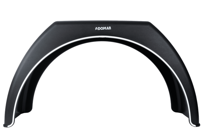 Sada dvou blatníků pro přívěs 14-17" DOMAR DK3110 s plochými podběhy kol 870/260 mm