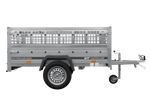 Jednonápravový přívěs 200x125 UNITRAILER GARDEN 201 KIPP s pletivovými bočnicemi