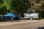 Přívěs pro auto 230x125 UNITRAILER FORCE 230 KIPP s bočnicemi BIS a hliníkovou plachtou