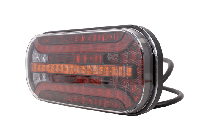 Zadní svítilna FRISTOM FT-230 LED, 6 funkcí, univerzální