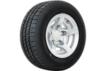 Vyztužené kolo přívěsu KENDA TYRE 195/55 R10C 98/96N ALU RÁFEK STARCO 6Jx10"H2 5x112 ET:-4