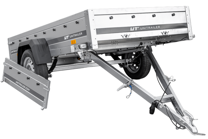 Přívěs za auto na pružinách 230x125 UNITRAILER GARDEN 230/R KIPP