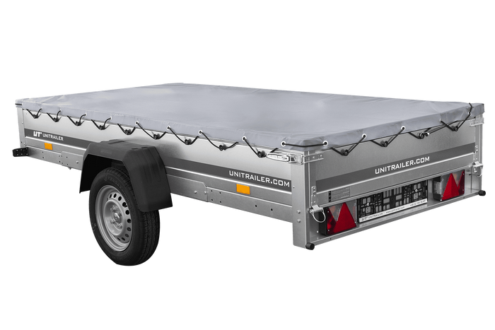 Lehký přívěs 264x125 UNITRAILER GARDEN 264 KIPP s H-0 rámem a šedým krytem