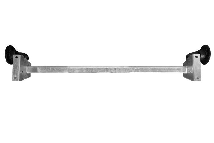 Nebrzděná náprava KNOTT VG7-L pro přívěs 750 kg 1360 mm 1676 mm 4x130
