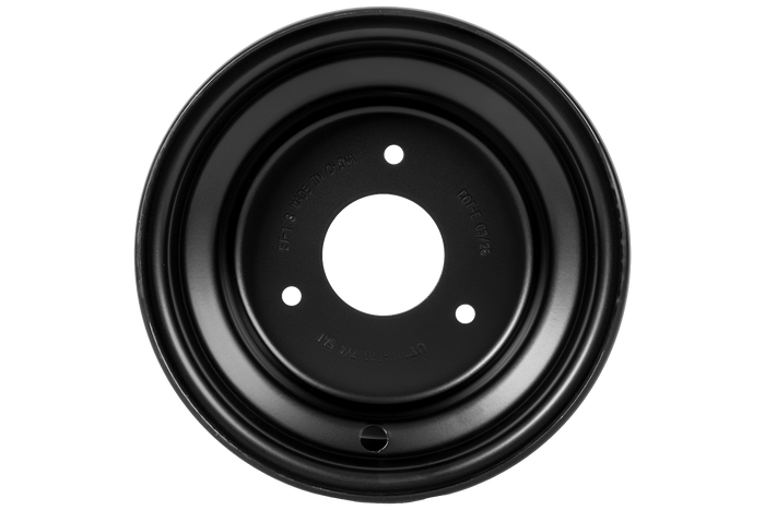 Ocelový disk UNITRAILER černý 4.5ATx7" 3x90 ET:-1.8