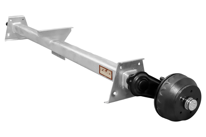 Brzděná náprava KNOTT VGB15MV pro přívěs/nosič 1550 kg 1616 mm 2110 mm 5x112