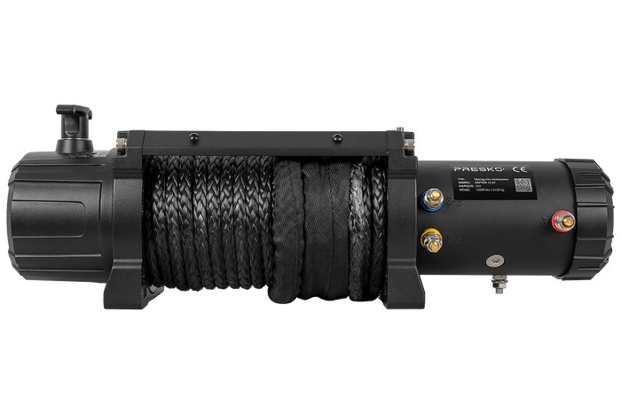 Elektrický naviják pro přívěs PRESKO RAPTOR 13.5FS 12V 6130kg s lanem 24m