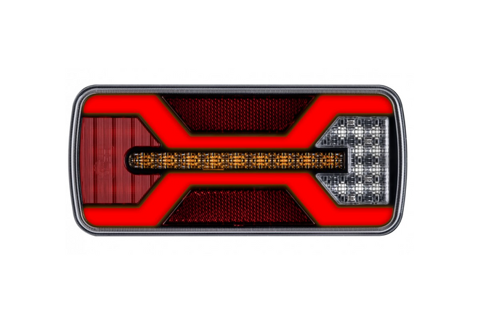 KAMAR X-SPIDER L2424 LED zadní světlo 5 funkcí univerzální