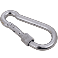 Karabina s pojistkou pro lana DROMET KSZ.6.60 hasičská karabina 6x60mm