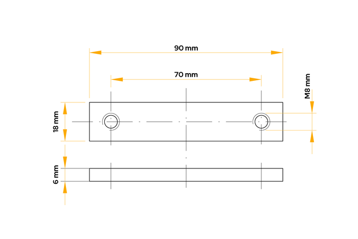 Podložka pantu přívěsu WINTERHOFF BSCHG 40-A