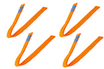 Sada čtyř přepravních postrojů pro přívěs UNITRAILER 1m/50mm/4t oranžová