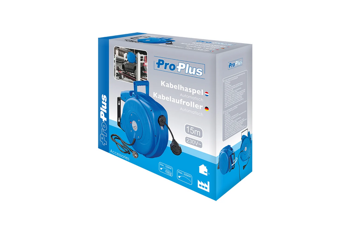Kabel s automatickým navíjením ProPlus 580786, 15m