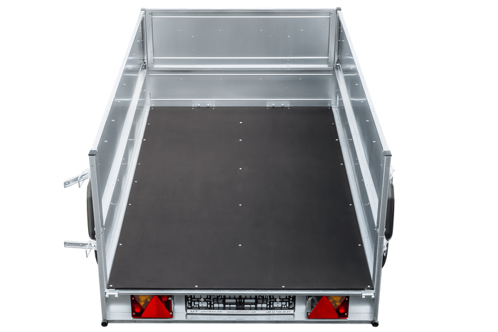 Jednonápravový přívěs 230x125 UNITRAILER GARDEN 230 KIPP s bočnicemi BIS