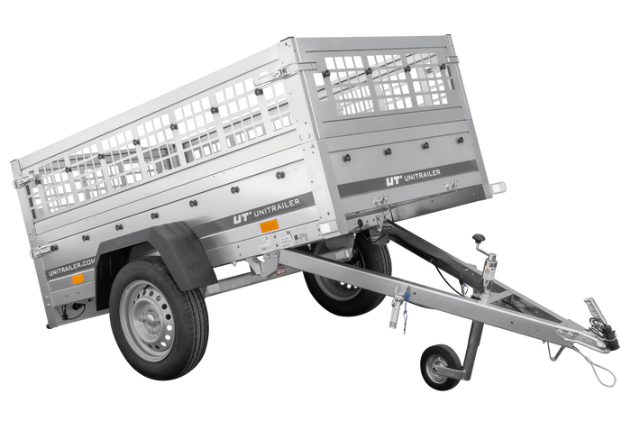 Přívěs Garden Trailer 200 KIPP s síťovanými bočnicemi