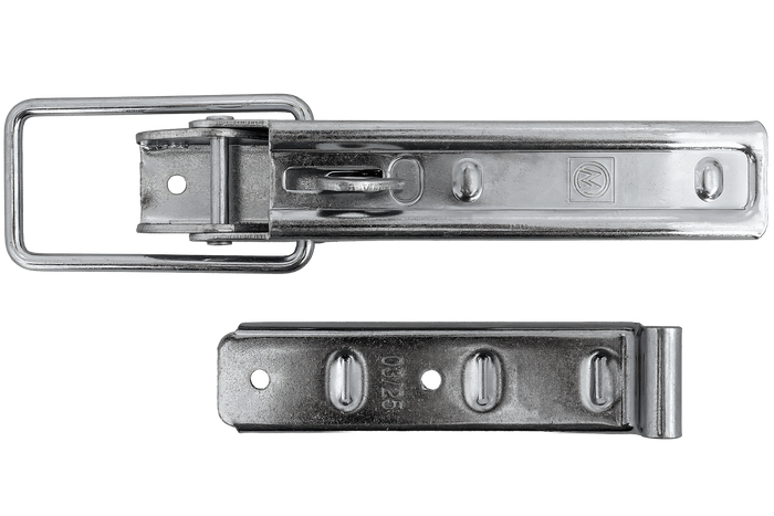 Boční tažné zařízení s přezkou WINTERHOFF BV 10-1 + kompletní boční uzávěr přívěsu BVG 10-A