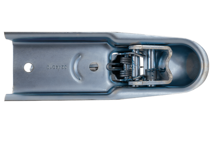 Kulové tažné zařízení KNOTT K7.5-M pro přívěs o hmotnosti 750 kg s čtvercovou ojí o průměru 70 mm