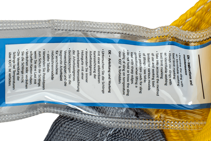 Jeřábový smyk HEFFA 3m/90mm/3t s poutky