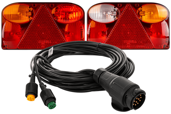 Zadní světla FRISTOM FT-088 + svazek MANTES 7m 13-PIN