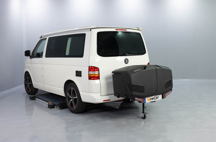Tažné zařízení Towbox V3 Camper black - box na zavazadla montovaný na tažné zařízení