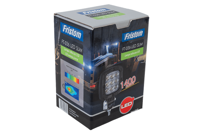 LED pracovní reflektorová svítilna FRISTOM FT-036 SLIM 9xLED 1400lm
