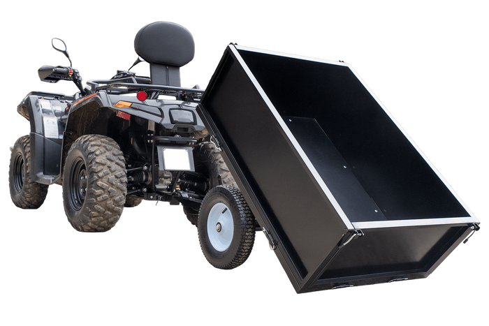 Zahradní přívěs za traktor, čtyřkolku UNITRAILER sklápěcí vozík 225 kg 1030x700 mm