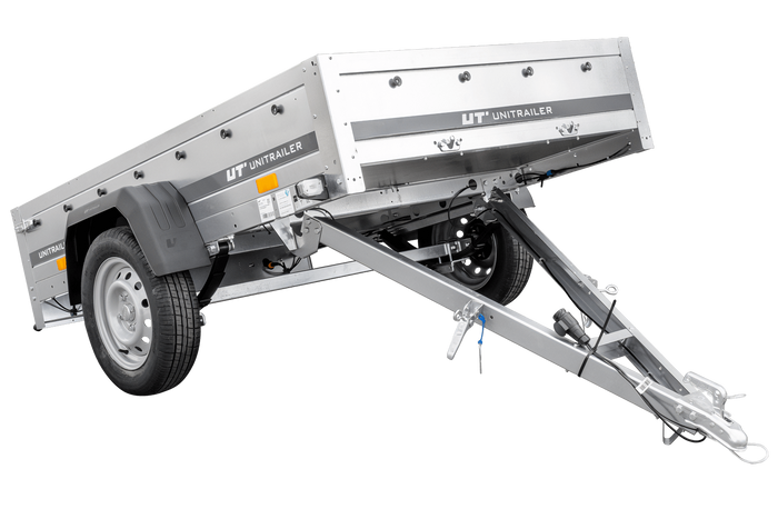 Jednonápravový přívěs na pružinách 200x125 UNITRAILER GARDEN 201/R KIPP