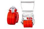 UNITRAILER 6m/35mm/2t červený přepravní pás s napínákem