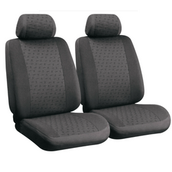 Sada potahů na autosedačky LAMPA Glamur antracit, pro přední sedadla