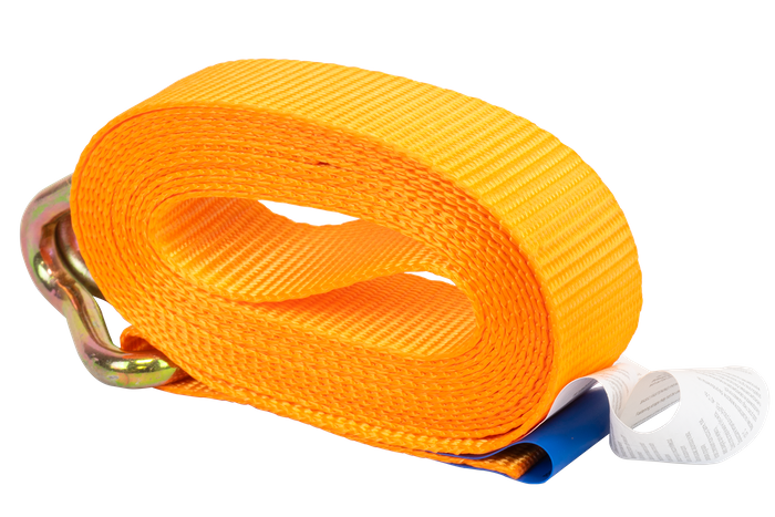 Sada čtyř oranžových transportních pásů KAMAR 3m/25mm/0,8t s napínákem