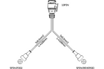 Zadní světla ASPÖCK MULTIPOINT IV + kabelový svazek MANTES 4m 13PIN