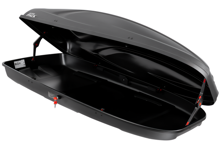 Střešní box Inter Pack Stella 480 černý kevlar (flexi fit G2)