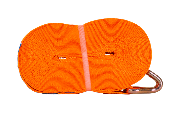 UNITRAILER 15m/50mm/5t oranžový přepravní pás s napínákem