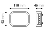 Zadní světlo TT TECHNOLOGY TT.12018L LED 4 funkce vlevo