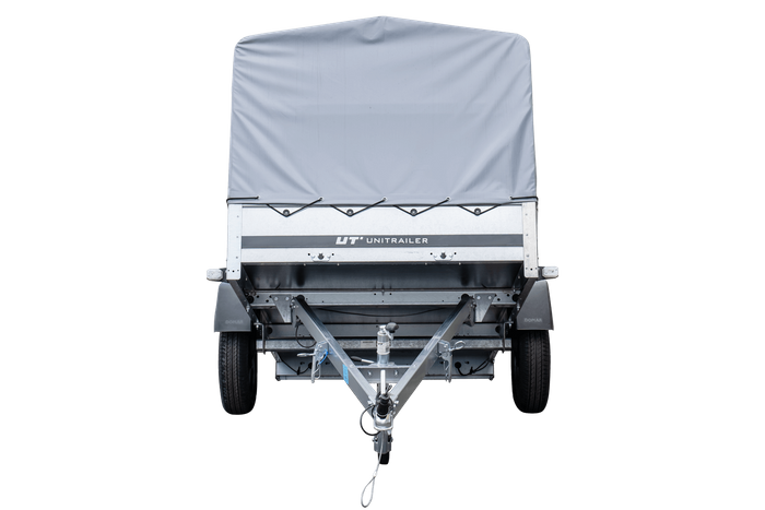 Jednonápravový přívěs 230x125 UNITRAILER GARDEN 230 KIPP s rámem H-800 a šedou plachtou