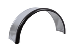 Blatník pro přívěs 13-15" DOMAR DK7110 podběh kola 820/240 mm kovový s gumovým okrajem
