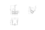 Klín pod kolo G46 s montážním držákem LOKHEN výška: 190 mm
