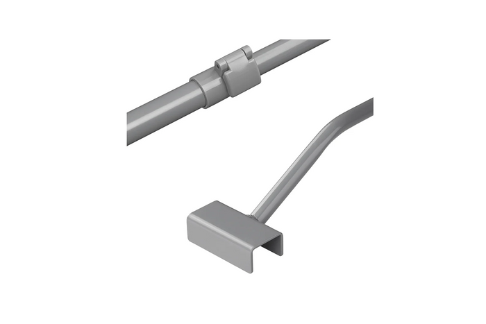 Držák ploché plachty pro přívěs ProPlus 340914V01 nastavitelný 100–155 cm
