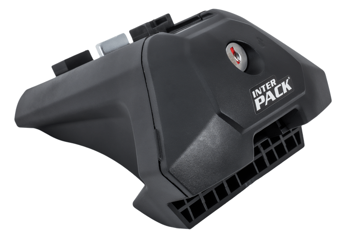 Střešní nosič Inter Pack Virgo IR 120 (G2) s integrovanými lyžinami (černý)