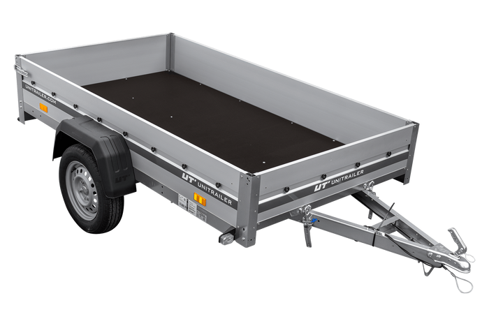 Přívěs s hliníkovými bočnicemi 230x125 Unitrailer Garden 230 KIPP ALU