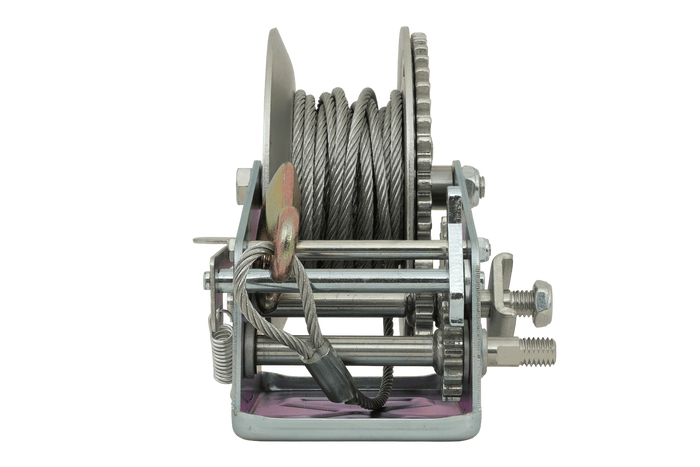 Ruční naviják KNOTT 6X0017.008 pro přívěs 900 kg s ocelovým lanem