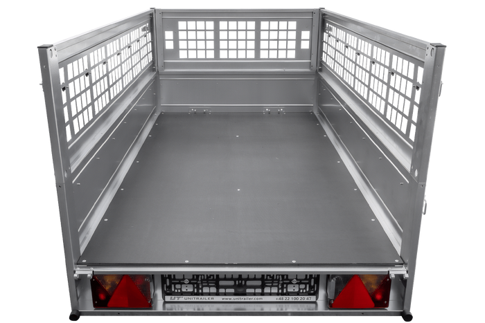 Přívěs Garden Trailer 200 KIPP s síťovanými bočnicemi