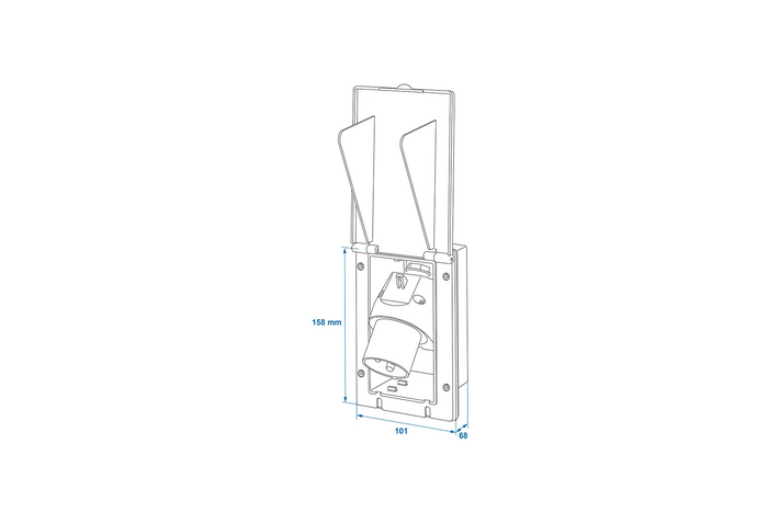 CEE ProPlus 373505 externí nástěnná zásuvka 160×100 mm