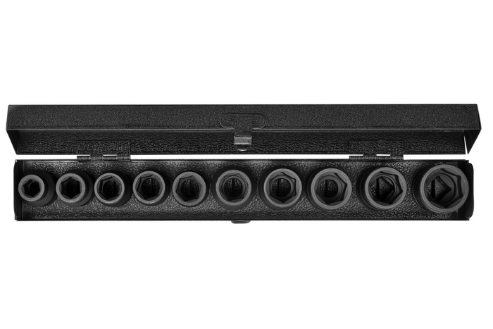 YATO YT-1025 krátké rázové nástrčné klíče 1/2" 10 ks.