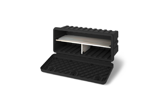 Sada dvou polic pro bednu na nářadí DAKEN ARKA 81209, přihrádka 1125x445mm a 445x180mm