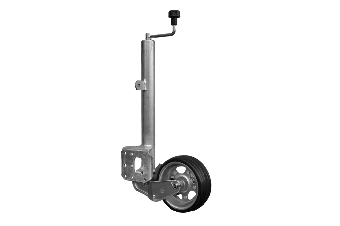 Automatické opěrné kolo UNITRAILER s rukojetí 500 kg 60 mm 660-904 mm